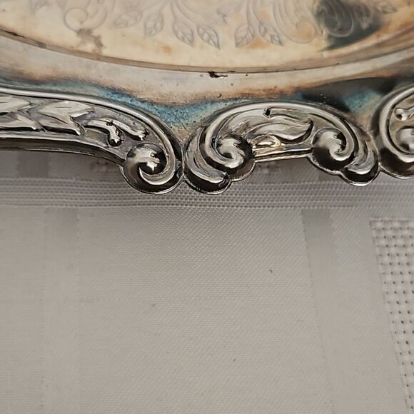 E.P Steel Vintage Silver Platter 13"-13" - Picture 13 of 16